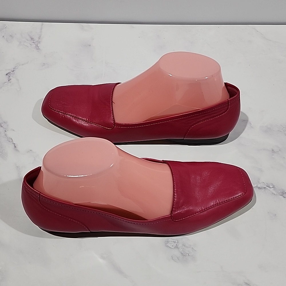 Worthington Pink Leather Loafers